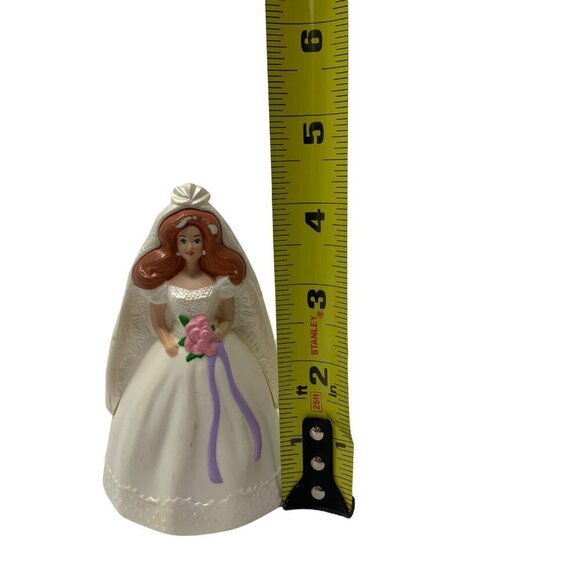 Barbie Bride Wedding 1991 Mcdonalds Happy Meal Toy Brown Hair Cake Topper Vtg - Picture 6 of 8